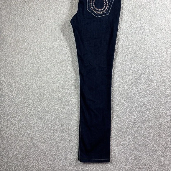 Big Star Liv Skinny Thick Stitch Jeans Women’s 26 R Stretch Dark Wash Low Rise - Picture 13 of 16